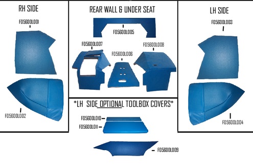 UF90101   Cab Kit  Without Headliner----Blue